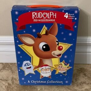 Rudolph the red nosed Reindeer Christmas Collection Board Books set of 4 Santa